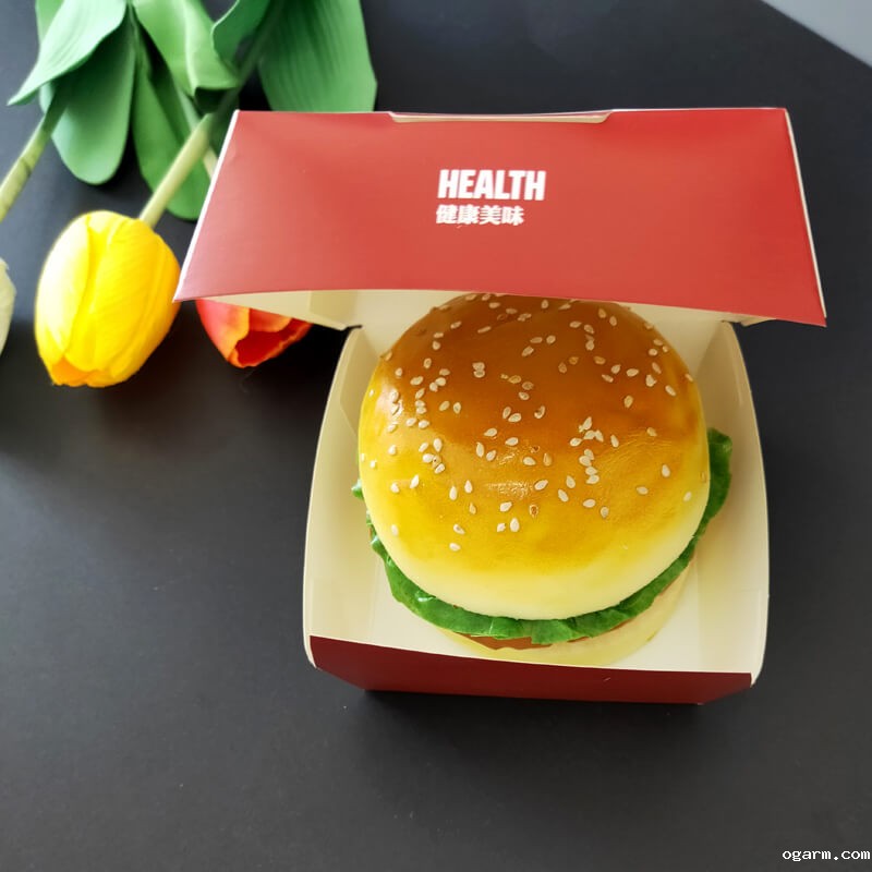 C款红色系列汉堡盒